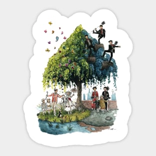 Mary Poppins "Two World Tree" Sticker